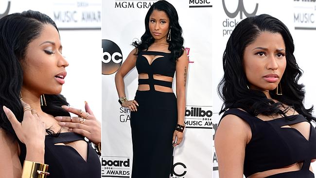 Nicki Minaj arrives at the 2014 Billboard Music Awards in Las Vegas. Pictures: Getty