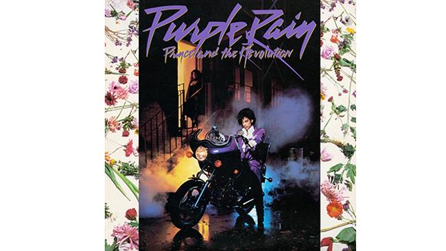 The Purple Rain album cover.