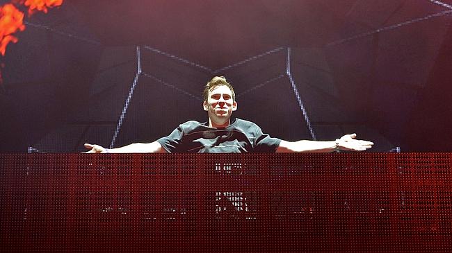 Hardwell performs at the 2014 Future Music Festival in Brisbane. Picture: Getty