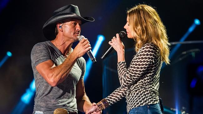 Mobile phone footage of Tim McGraw hitting a female fan mid-concert has been released.
