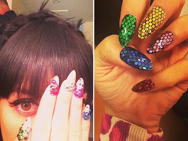 Rocks killer nails — @nailsbymh outdoes herself again!!! Picture: Instagram