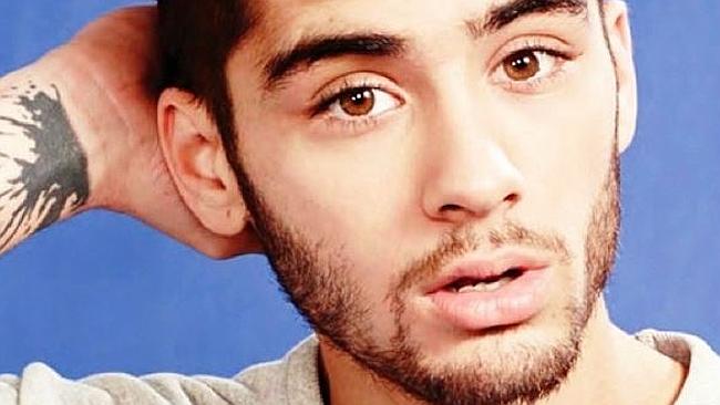 Death threats ... One Direction’s Zayn Malik has been blasted by fans for sending a pro-P