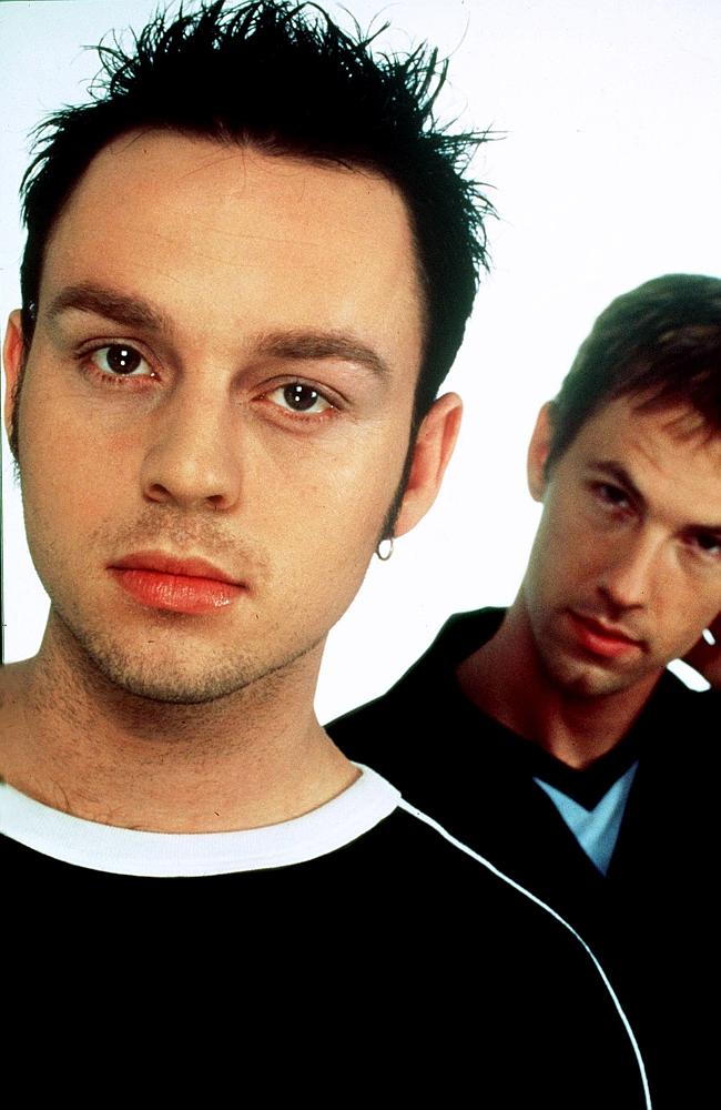 Had the world in the palms of their hands ... Savage Garden were (from left) Darren Hayes