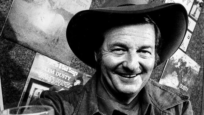 A true icon ... Slim Dusty was working on his 106th album when he died in 2003.