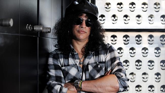 Visiting Oz ... former Guns N’Roses guitarist Slash is expected to perform at the NRL Gra