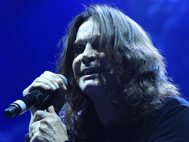 On the road ... Black Sabbath perform at Perth Arena. Picture: News Corp Australia