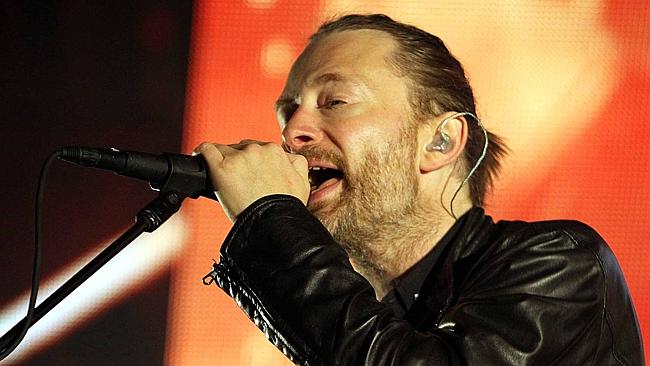 Thom Yorke of Radiohead in Brisbane for the sold-out first leg of their 2012 Australian t