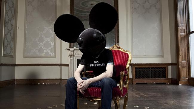 Trademark tit for tat ... the performer behind deadmau5 has used a variety of mouse head 