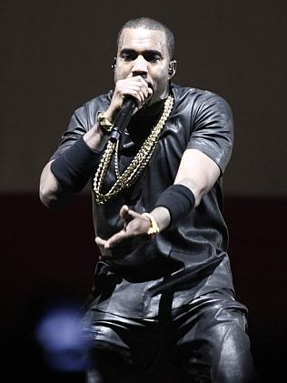 Kanye West kicks off his Australian tour at Perth Arena tomorrow night. Picture: AFP