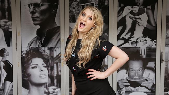 Behind the scenes... US singer Meghan Trainor spent two years writing songs for other art