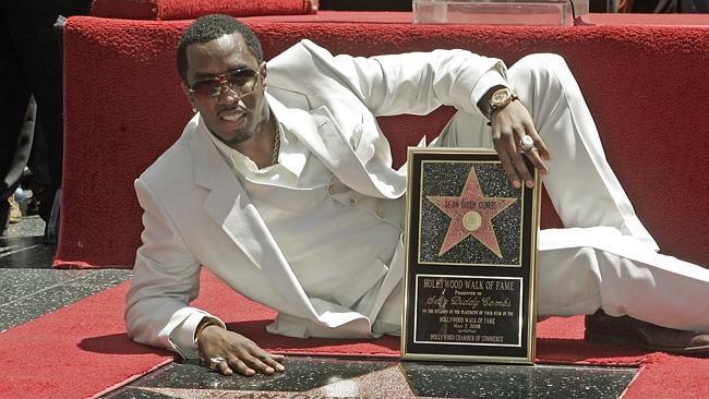 Sean Combs is a star. It says so on the footpath.