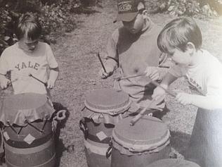 The Harpoons. Melbourne true school R&B band - Henry and Jack Madin as young kids playing