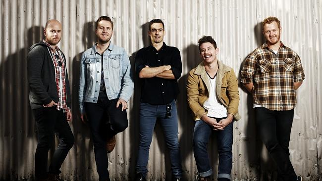 Craft beers and bromance ... How Boy & Bear cope with touring. Picture: Tim Hunter.