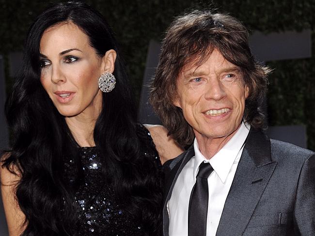 TRagic loss ... Mick Jagger and L'Wren Scott pictured in 2009. Picture: AP Photo/Evan Ago