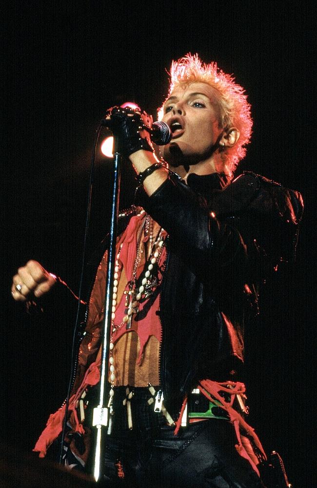 In his prime ... Billy Idol in 1984. Picture: Headpress