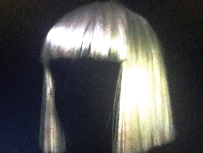 Best Cover Art nominee ... Sia’s platinum wig CD cover.