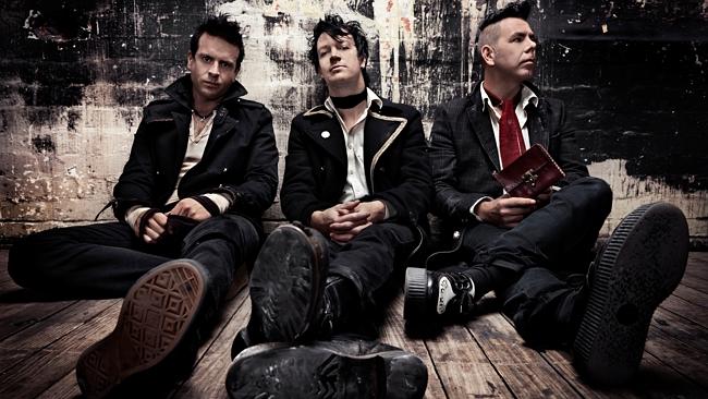 Club night ... The Living End will play clubs in between their winery shows with good mat