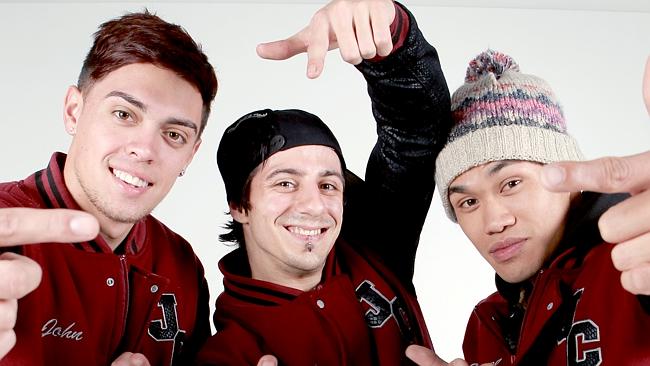 X Factor — Justice crew members John Len Ruela Pearce, Lukas "Wildrok" Bellesini, Emmanue