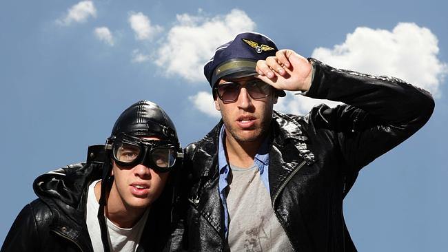 Fly the friendly skies with Flight Facilities. Hugo and Jimmy will be your el capitans. P