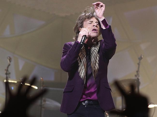 Energizer Bunny ... Mick Jagger put on an energetic show at Perth Arena last night.