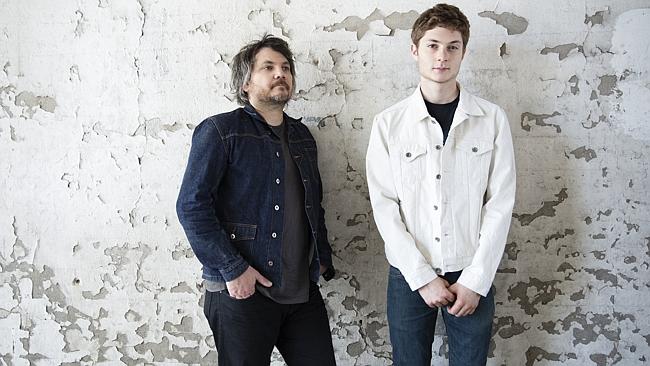 Family business ... Wilco frontman Jeff Tweedy teamed with son Spencer for his new album.