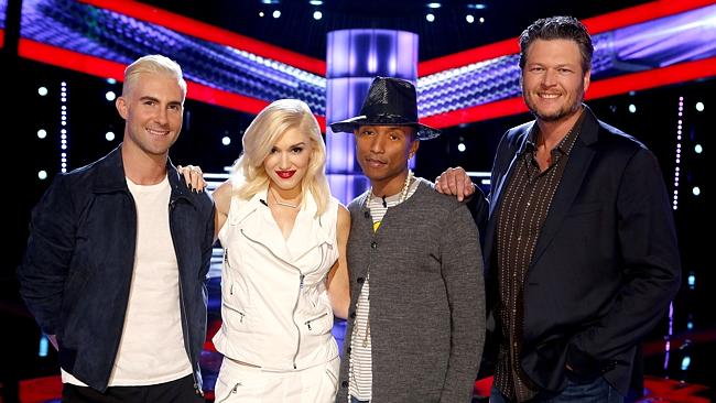 Judging talent ... Pharrell Williams is a coach on new American series of The Voice with 
