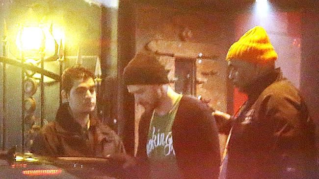 Justin Timberlake leaves Devilles Pad in Perth. Picture: Splash News
