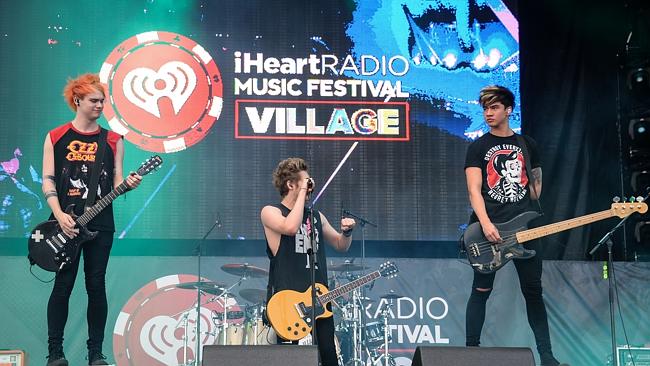 Hitmakers ... Joel and Benji Madden co-wrote 5 Seconds of Summer’s hit Amnesia and will p