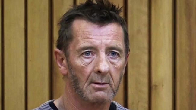 Phil Rudd as he appeared in Tauranga court yesterday.