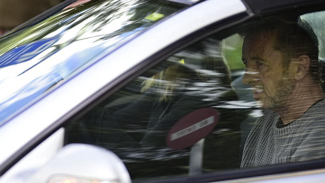 Phil Rudd leaves Tauranga court yesterday. Pic: George Novak