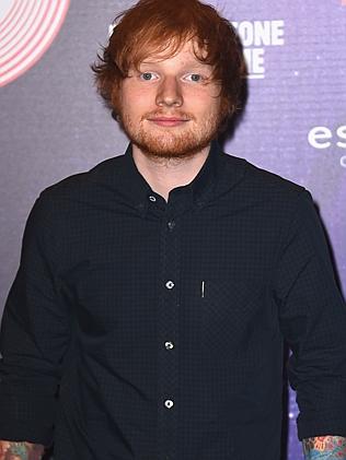 Ed Sheeran attends the MTV EMA's 2014.