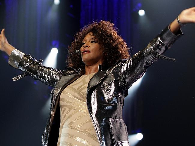 On list ... US singer Whitney Houston. Picture: Supplied.