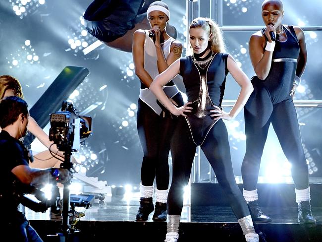 She’s so fancy. Iggy Azalea said she won her first award ever at the AMAs this week. Pict