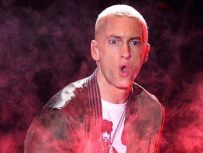 New album lyrics ... Eminem performs onstage at the 2014 MTV Movie Awards in April. Pictu