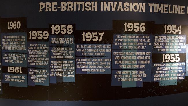 The new Beatles museum in Liverpool charts the history of the British Invasion. Picture: 