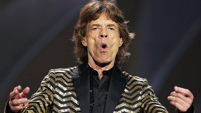 Still got it ... Mick Jagger of The Rolling Stones performs live at Allphones Arena. Pict