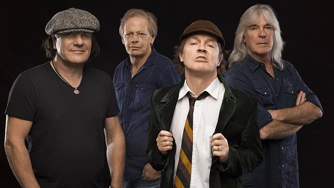 AC/DC 2014 ... Stevie Young joins to replace his uncle Malcolm while Phil Rudd’s future w