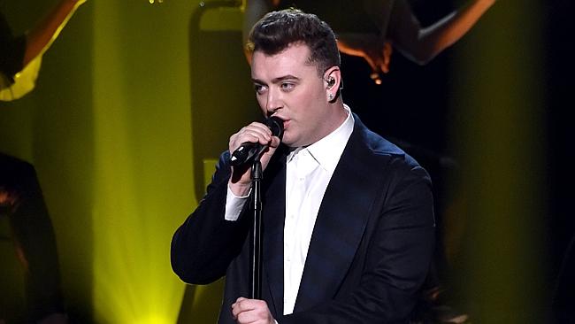 Soulful ... Sam Smith performs at the American Music Awards on November 23 in Los Angeles