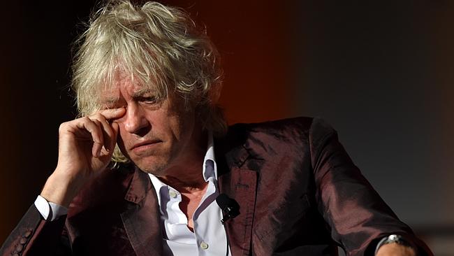 Upset ... Bob Geldof has lashed out at Band Aid 30 critics. Picture: Jay Town