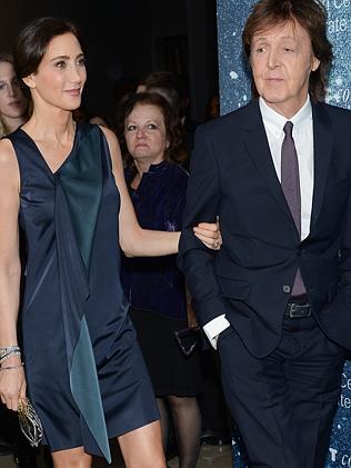Married ... Paul McCartney and wife Nancy Shevell. Picture: AP