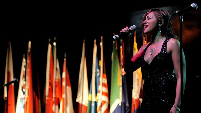 Jessica Mauboy has sung the National Anthem many times.