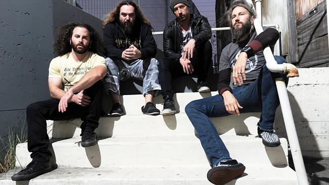 Supergroup ... US band Killer Be killed who are performing at 2015 Soundwave Festival.