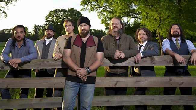 Roots rock ... The Zac Brown Band are only a little bit country now. Picture: Cole Cassel
