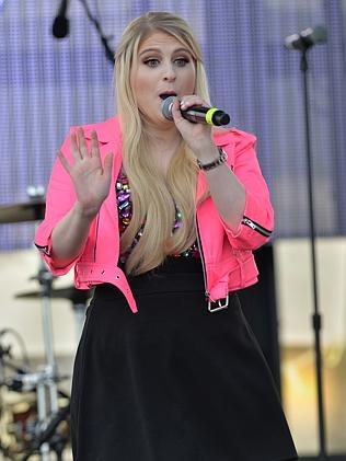Meghan Trainor performs at the Y100's Jingle Ball 2014 in Florida.