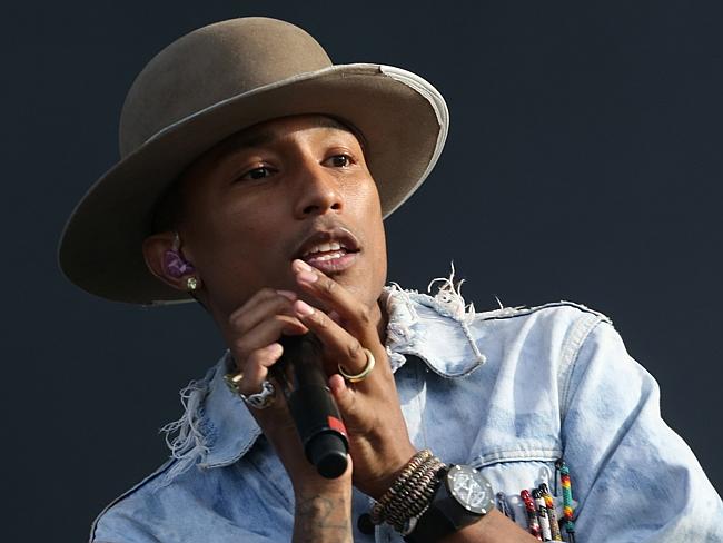 Happy man ... Pharrell Williams also has synesthesia. Picture: AP