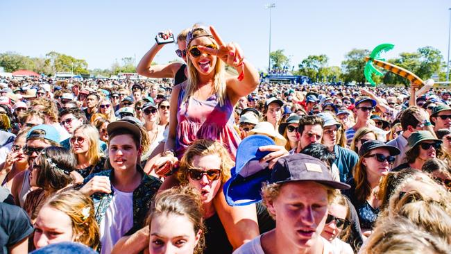Big crowds at Southbound in Busselton last year — the 2015 event is a sellout. Picture: w