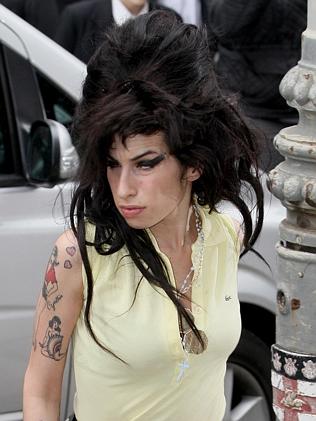 Late muse ... Ronson worked with Amy Winehouse on her Back to Black album. Picture: AP.