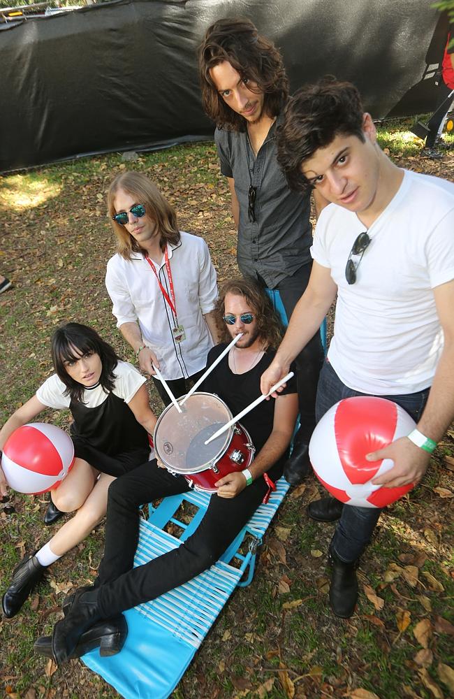 Going off ... The Preatures ahead of the Bang The Drum concert in The Domain for Triple J