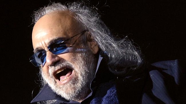 Demis Roussos ... the singer has died in Athens at the age of 68. Picture: AFP PHOTO STEP