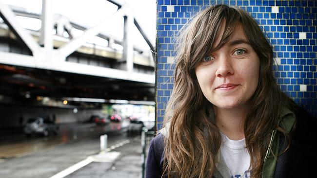 On the rise ... Melbourne singer-songwriter Courtney Barnett has already played Glastonbu